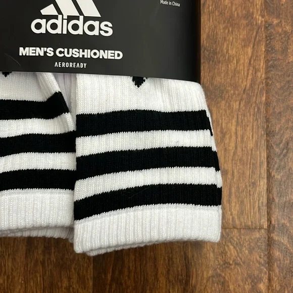Adidas AEROREADY Crew Socks 6 Pack Size L - Picture 5 of 17